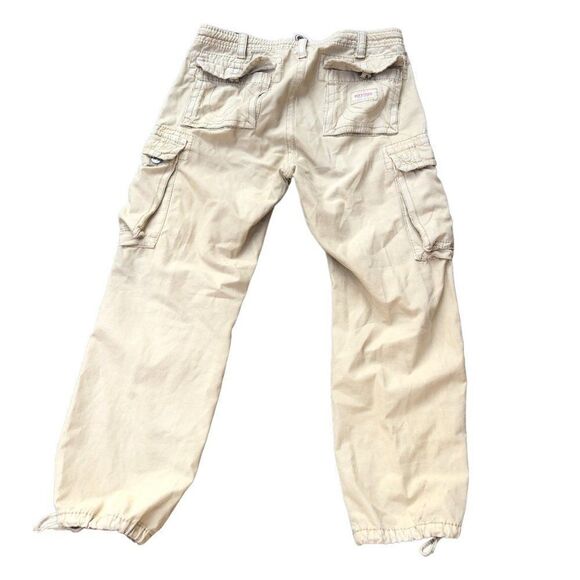 RARE True Religion Jeans Size 34 Cargo Pants Khaki Brown - Picture 3 of 13